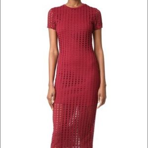 Kendall and Kylie MIDI Dress, Sz XS, Color: Red